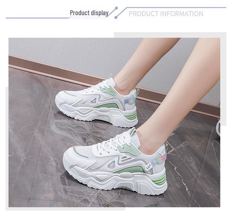 Women's Trendy Daddy Sneakers K802 - Spring 2025 Collection, All-Match Casual Sports Shoes for Spring and Autumn
