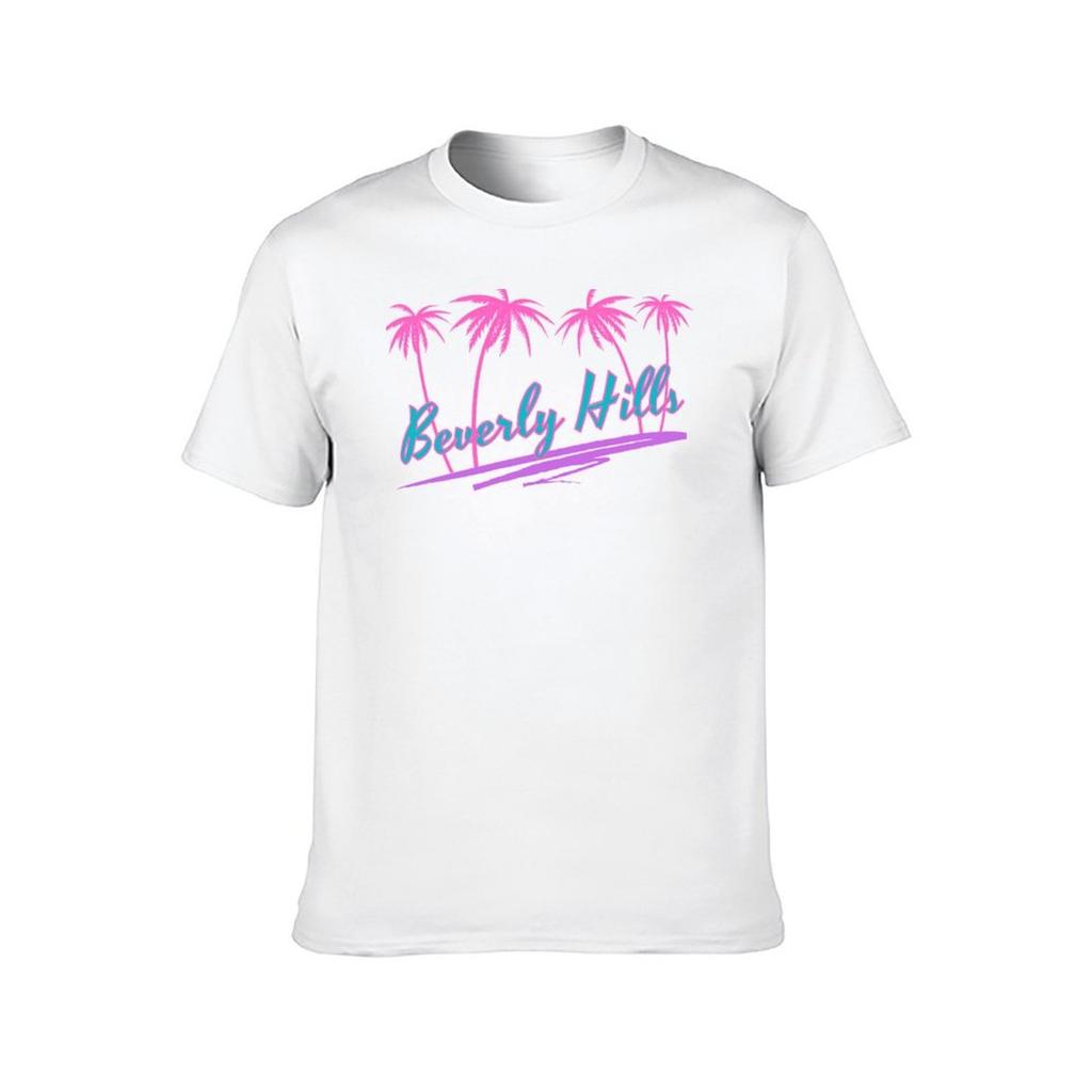 Beverly Hills Palm Trees TShirt cotton t shirt pack mens graphic t shirts TShirt