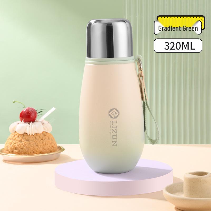 Gradient 316 Stainless Steel Insulated Mug for Girls - Portable Tea Brewing Cup