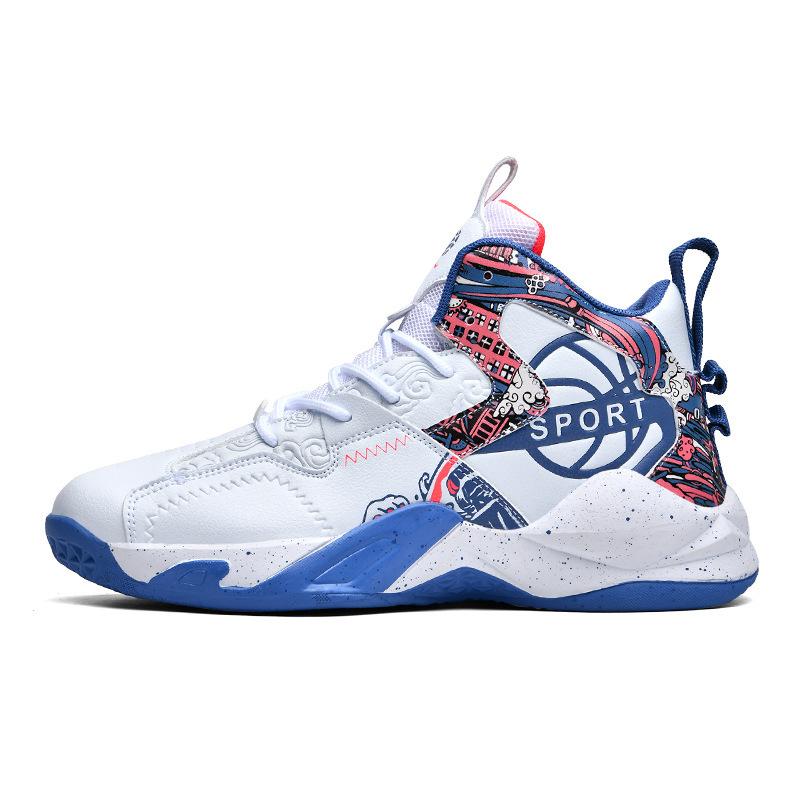 Couple High-top Basketball Shoes Men's Autumn and Winter New Youth Student Sports Running Shoes Actual Competition Training Shoes