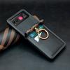 RAZR40 Plaid Phone Case with Card Slot & Ring Holder for Motorola