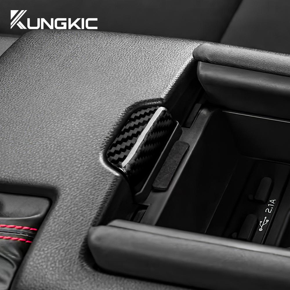 Real Hard Carbon Fiber Sticker For Subaru BRZ Toyota GR86 2025 2025 2025 2025 Central Storage Button Decor Interior Accessories