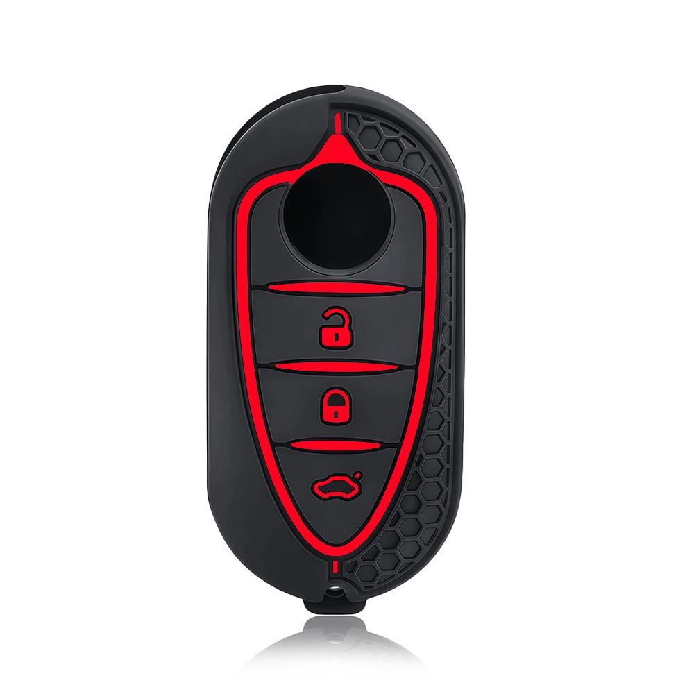 

Silicone Key Cover Holder For Alfa Romeo Giulietta Myth Junior 4C Romeo Mito Myth 159 Gto Gta Car Remote Control Car Accessories