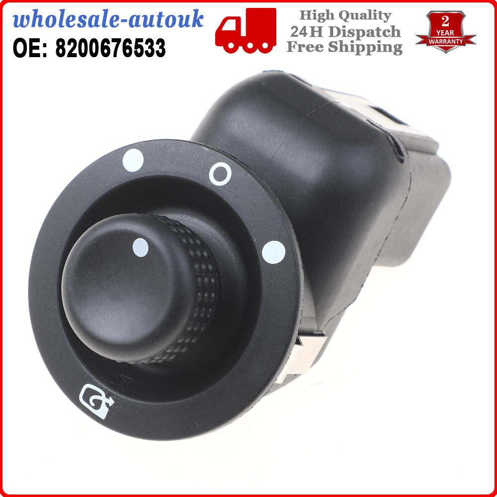 Mirror Adjuster Switch knob Fold For Renault Scenic Laguna 2 Clio 3 Stylish NEW