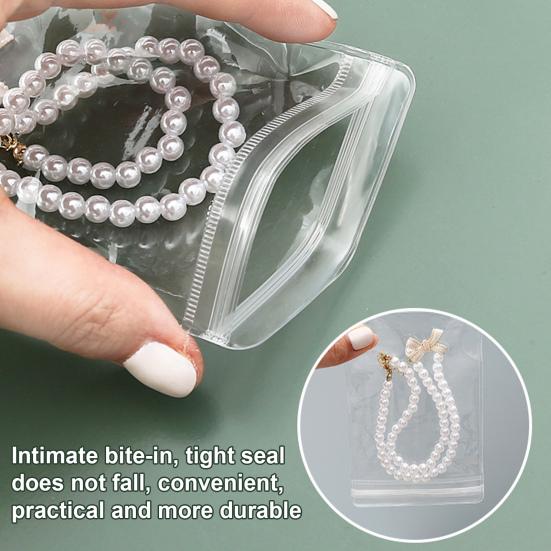 20 Pcs Jewelry Organizer Bags Transparent Anti Oxidation Store Earrings And Rings Dustproof Jewelry Package Bags Household Products
