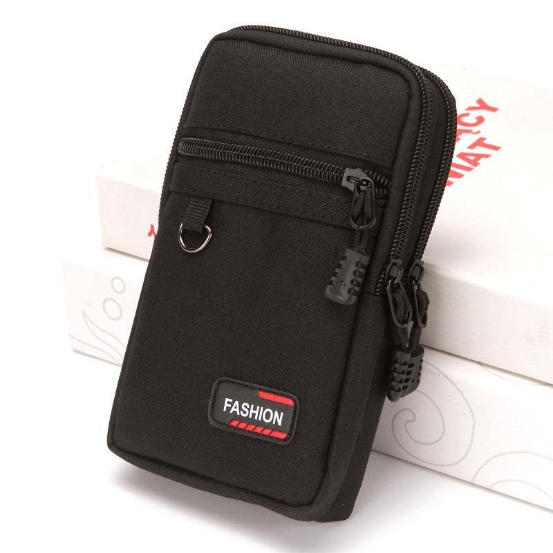 

7-дюймовая износостойкая поясная сумка для мобильного телефона для использования на открытом воздухе и в строительстве чёрный