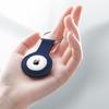 Crong Silicone Case With Key Ring - Etui Ochronne Brelok Do Apple Airtag (Granatowy)