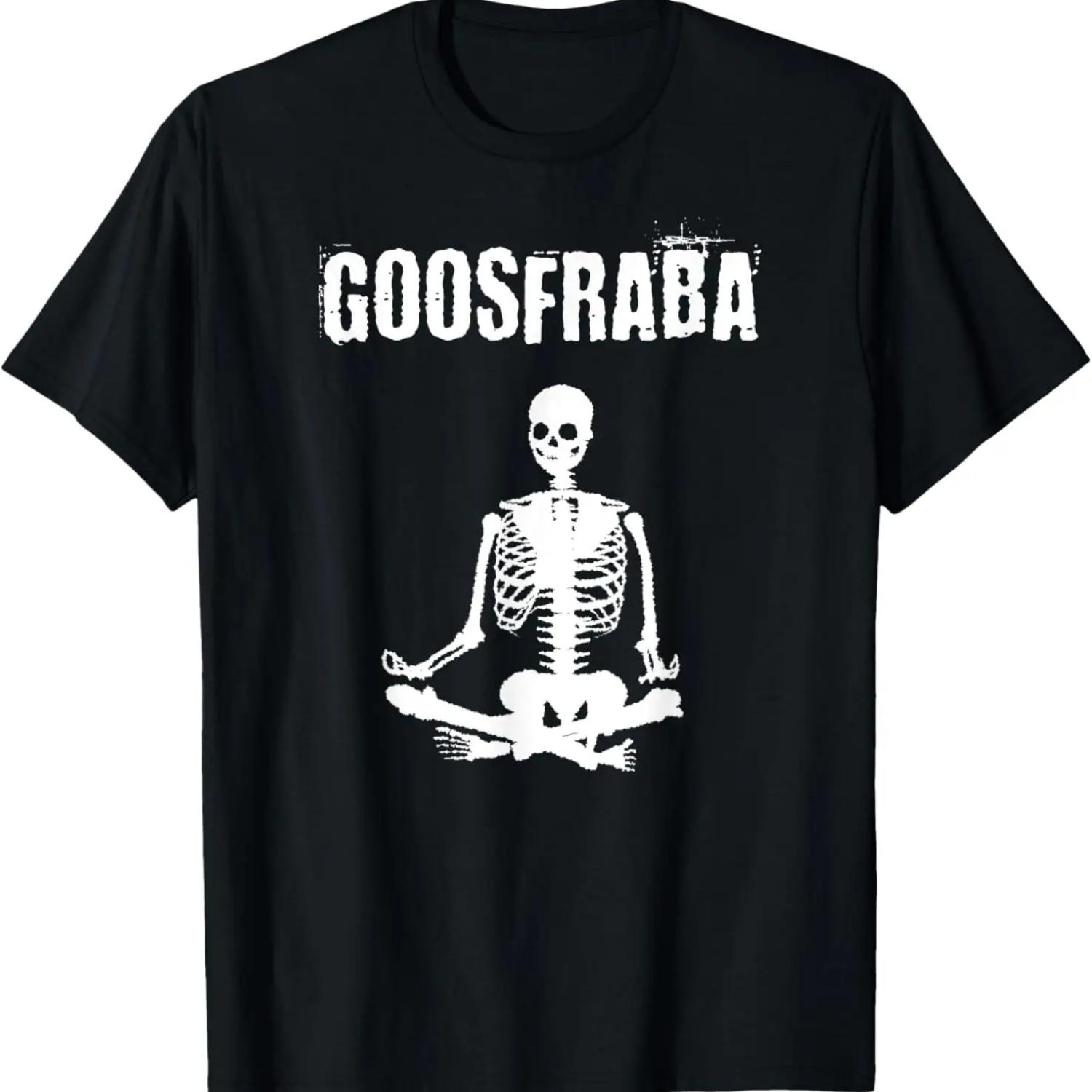 

Goosfraba - Funny Meditating Skeleton Shirt T-Shirt XXXXXL чёрный