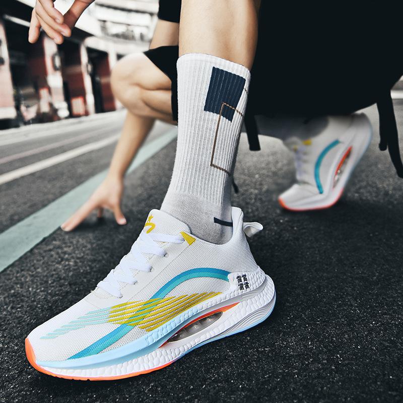 Herren Carbonplatten Laufschuhe Luftpolster Stoßdämpfung Rebound Sport Student Lässig Sport Paar Schuhe