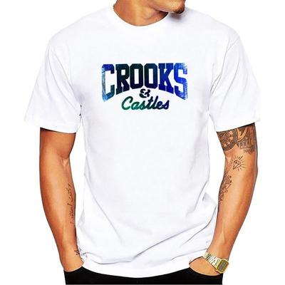 Benutzerdefinierte Online O Hals Kurzarm Office Crooks And Castles Tee Unisex T-Shirts