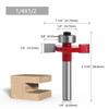 Professioneller T-Nut-Fräser mit Rollenführungssystem für Holzbearbeitungsmaschinen und manuelle Holzschnitzerei