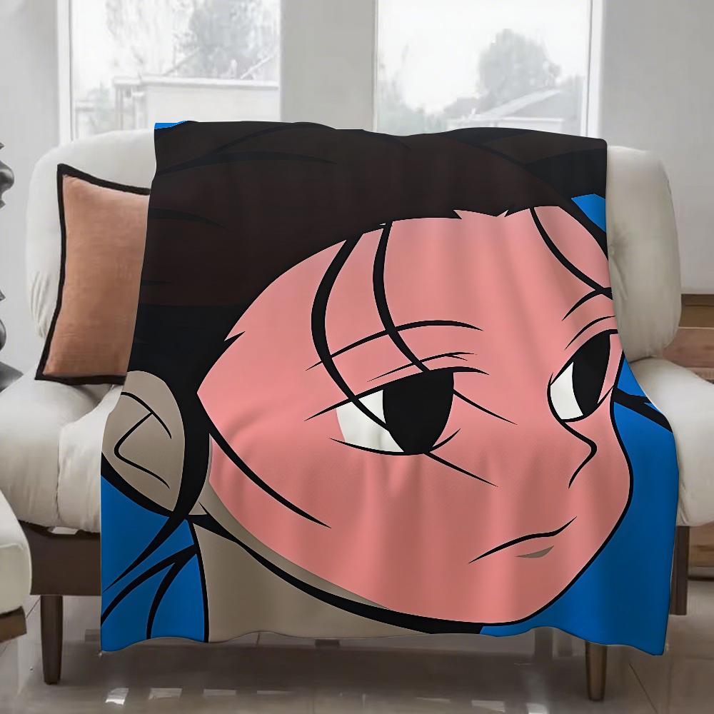 Minimalist Japanese Korea Animation Aokizy Blanket Design Lightweight For Dorms, Naps, Living Room, Office,Sofa,All Season