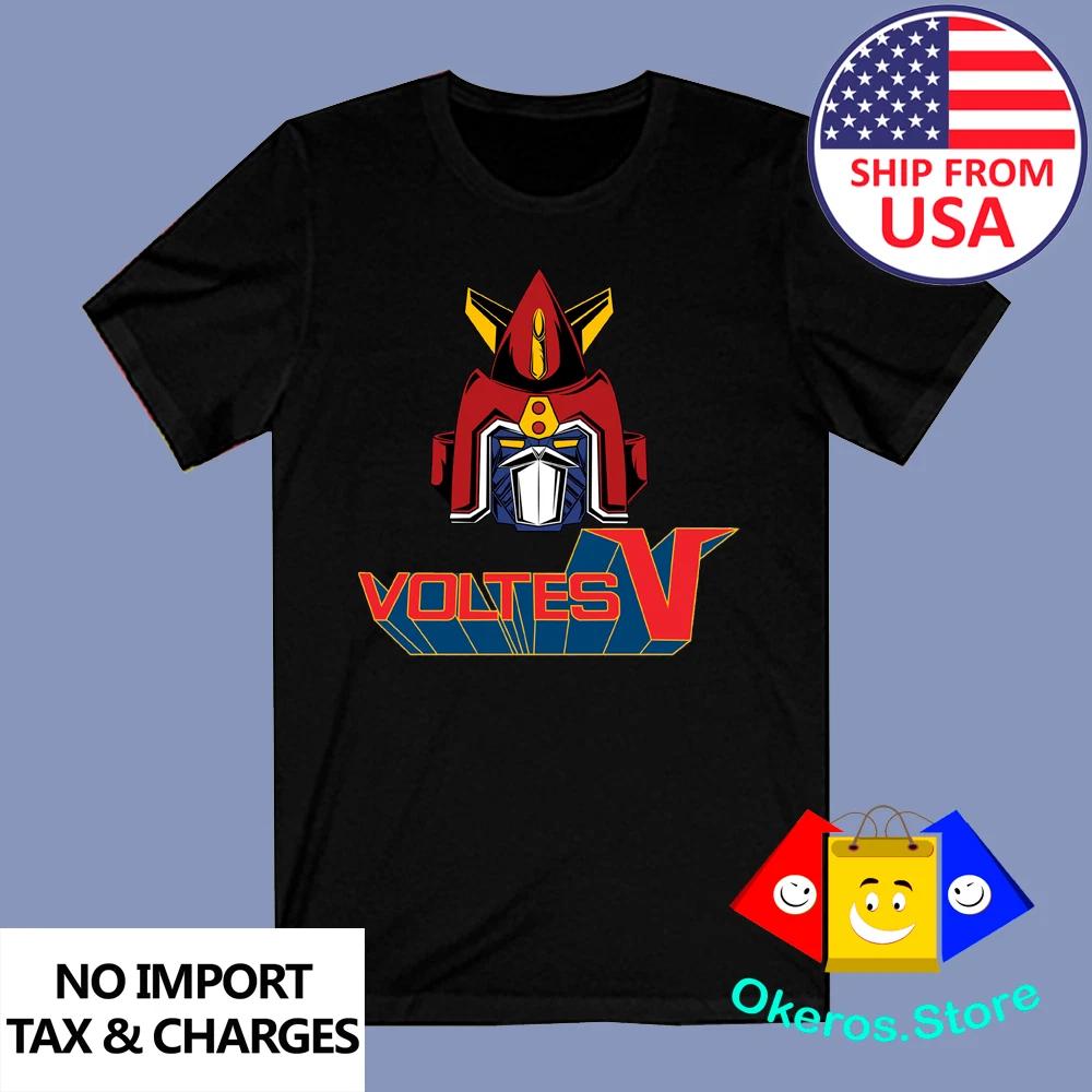 Voltes V Head Cartoon Anime Black Size S to 3XL S
