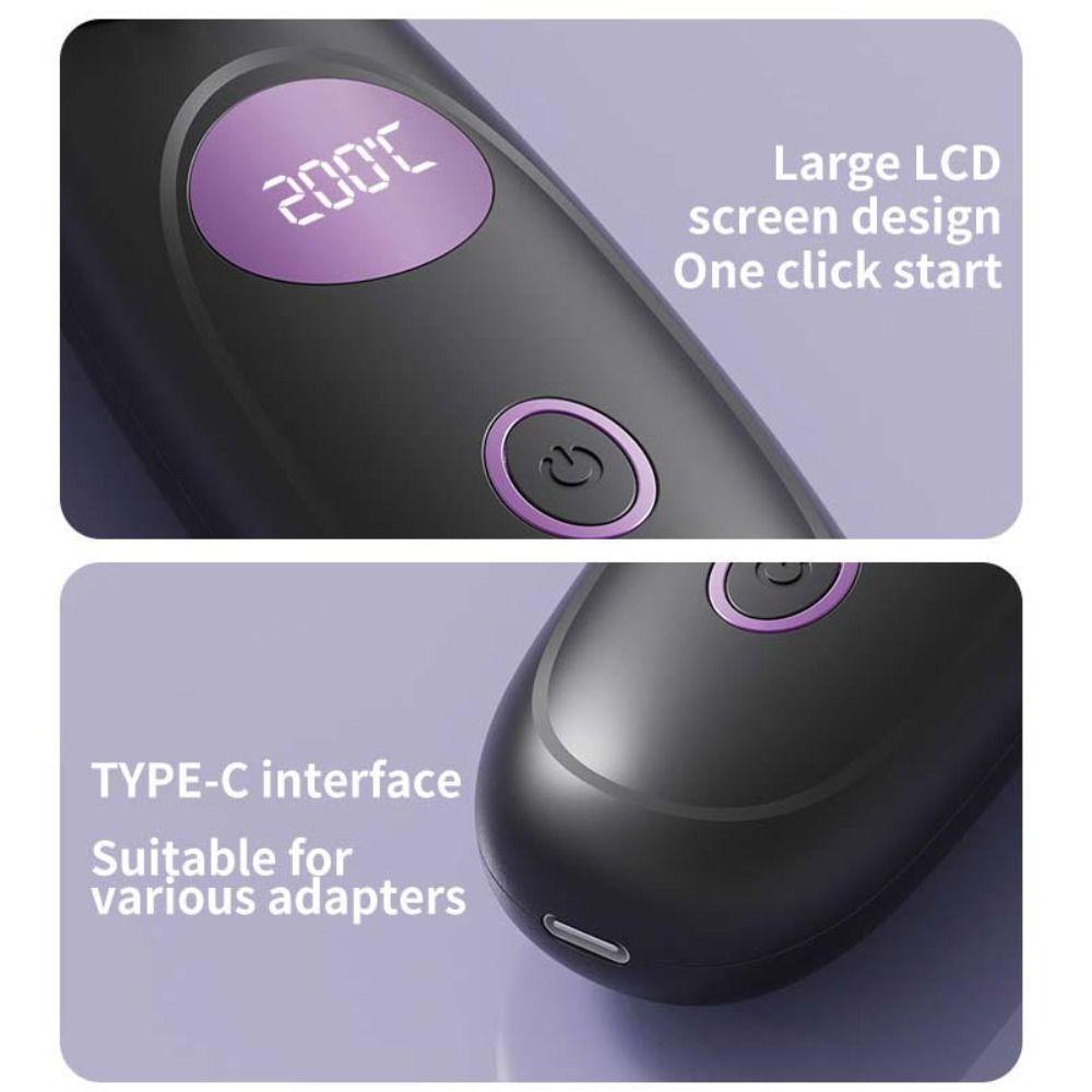 USB Charging Electric Comb 3rd Gear Hair Straightener Brush New Hair Straightener  Daily Styling