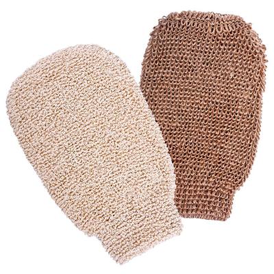 Foam Bath Peeling Mitt Body Scrub Gloves Fingers Bath Towel Exfoliating Glove Shower Body Brush