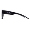 Flon Polarized Sunglasses FBL Matte Matte Gray and Blue Mirror 079-3 (Overglasses) Black, Clear,