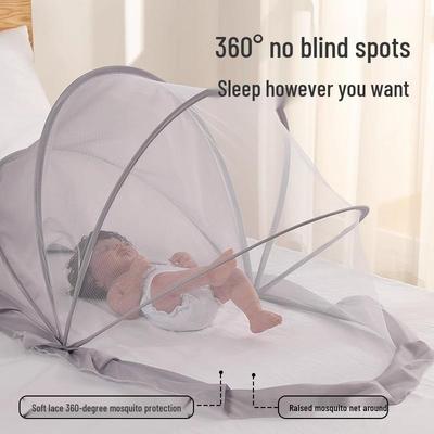 Universal Baby Crib Mosquito Net & Blackout Cover - Foldable, Full Coverage Protection for Newborns and Infants