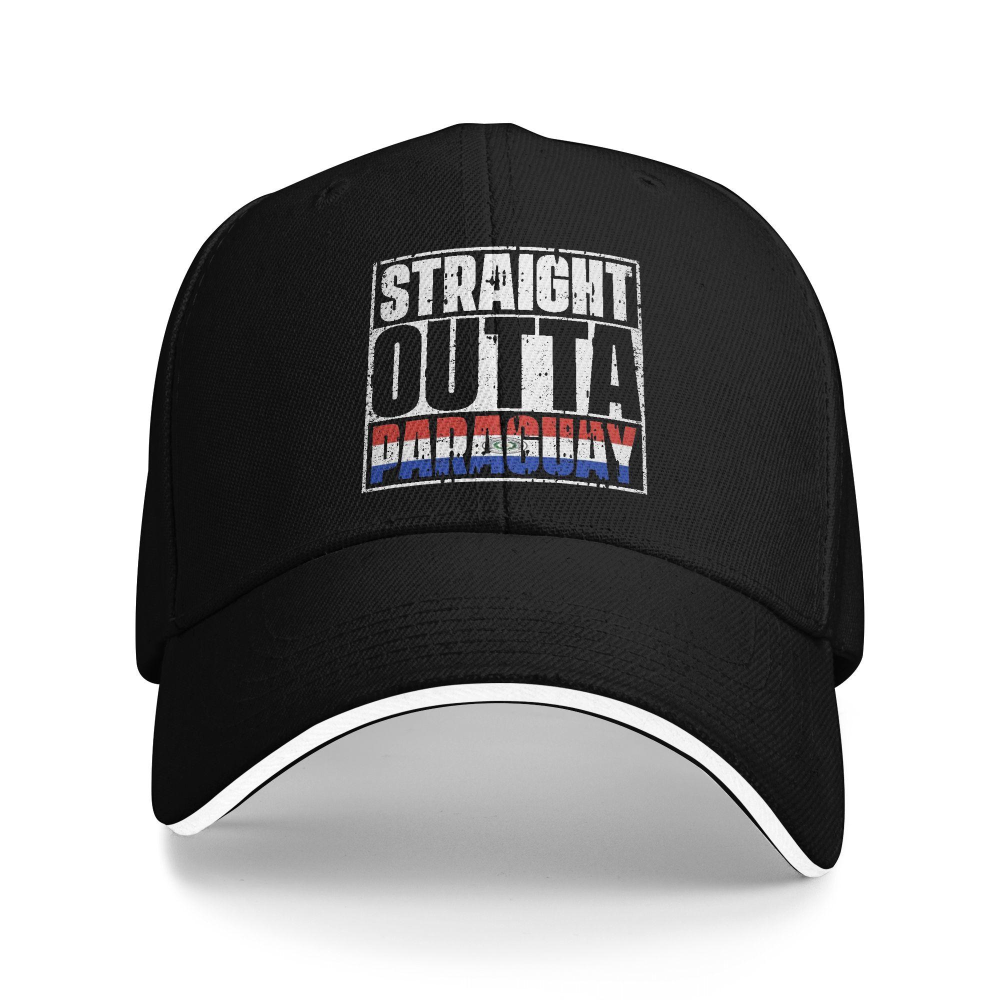Paraguay Flag Outfit Unisex Baseball Caps Trucker Hat Fashion Travel Headwear Adjustable Sun Cap Adjustable