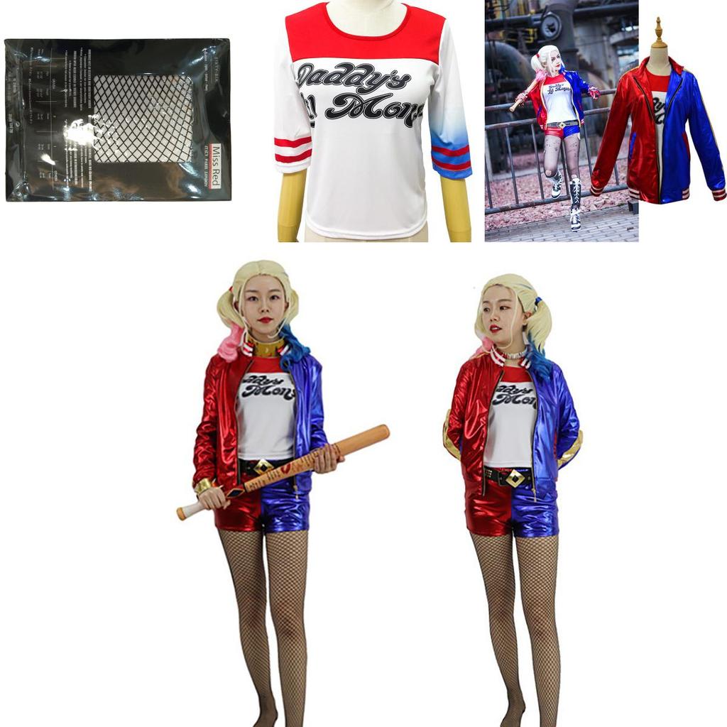Hra Anime Cosplay Kostým Horký Kostým Inspirovaný Harley Quinn Pro Ženy