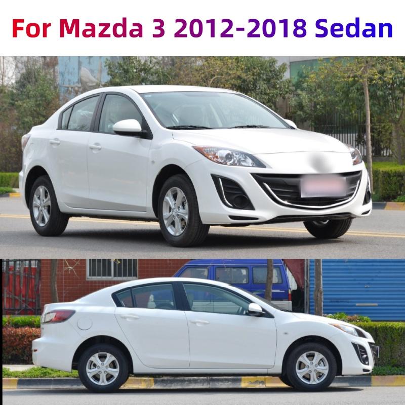 For Mazda 3 2005-2018 Axela 2014-2019 Sedan Hatchback Car Styling Accessories Window Visor Deflector Window Trim Sun Rain Guard