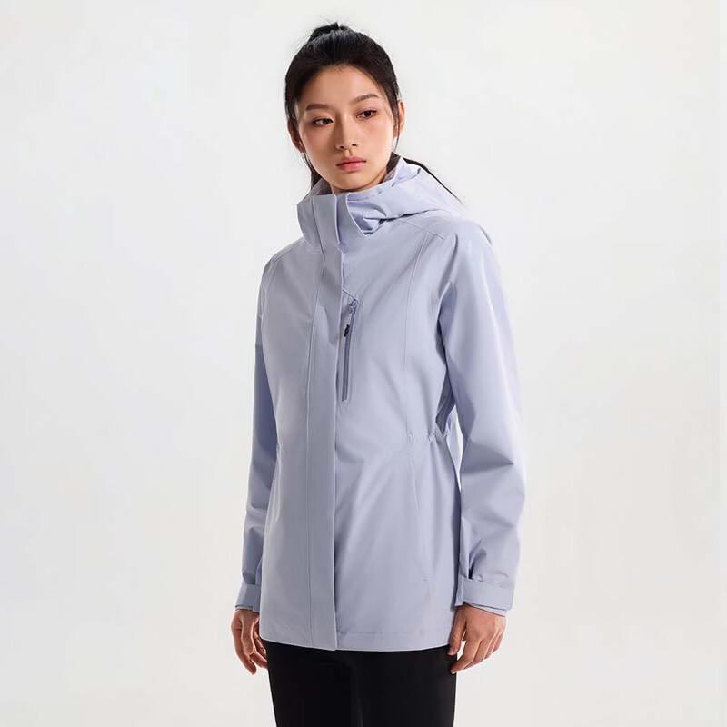 PELLIOT Women's 3-in-1 Waterproof Fleece Lined Outdoor Jacket