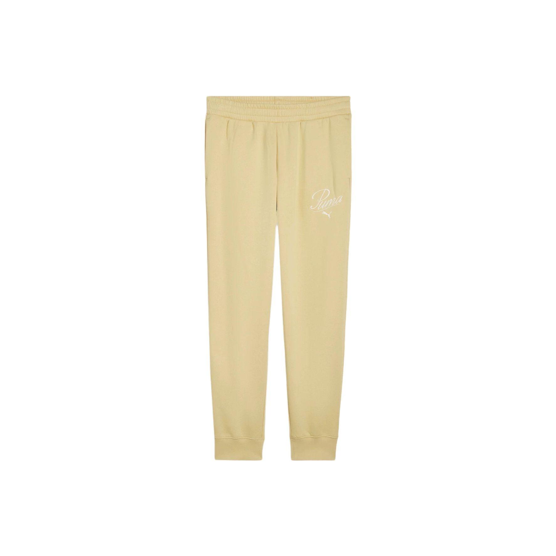 

Спортивные штаны Puma Script Sweatpants Fl Cl Ess Флис Толстые Теплые Средняя посадка Шнурок Трикотажные Спортивные Штаны Женские низ 692926-83 S