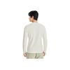 Skechers Basic Sports Series Logo Outdoor Crew Neck Pullover Long Sleeve T-Shirt Men Tops Cotton-Candy-White P424M195-0074