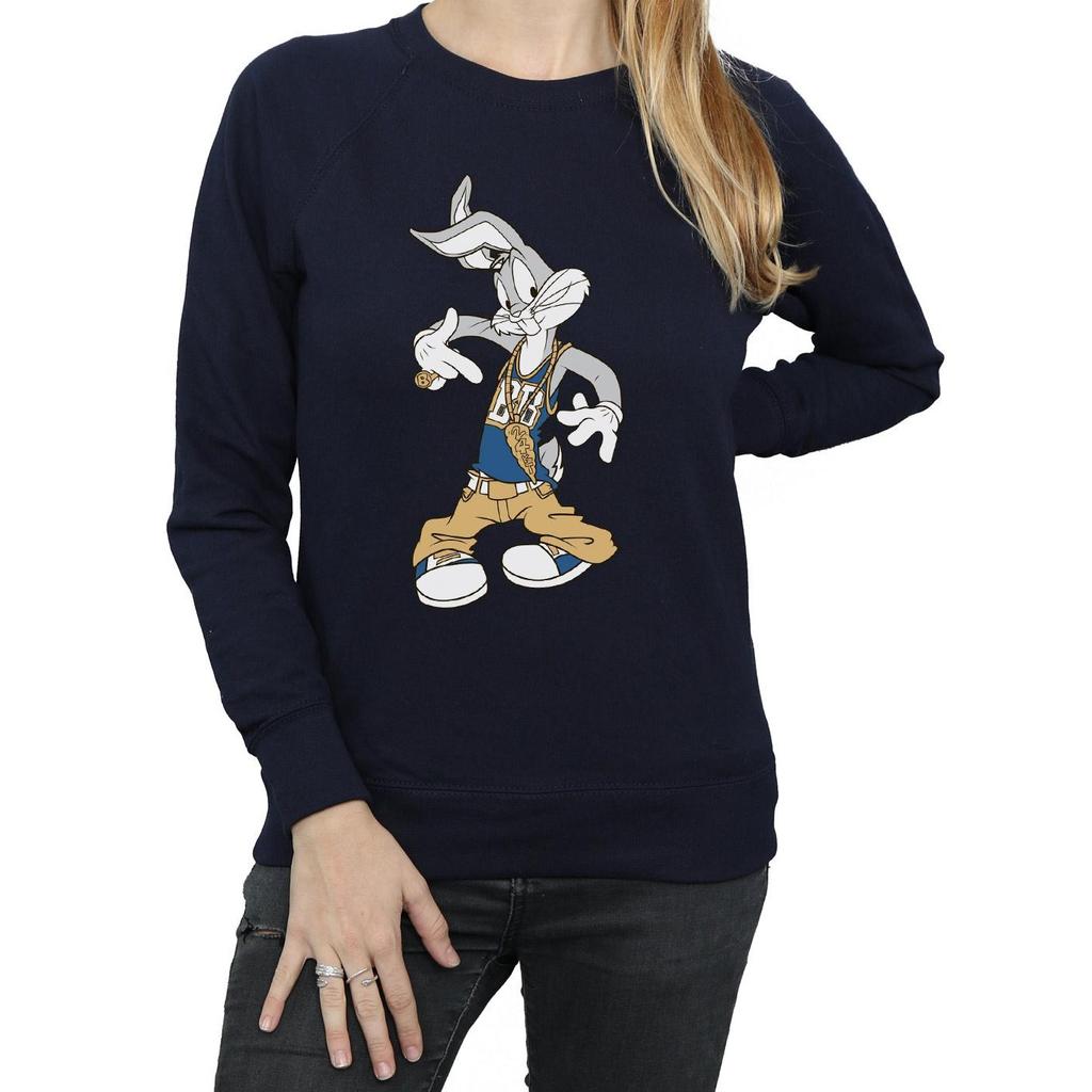 Looney Tunes Damen Rapper Bugs Bunny Sweatshirt