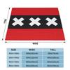 Amsterdam Flagge Eine ultraweiche Mikrofleece-Decke