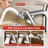 360 Degree Swivels Spouts With Regulable Arm Flexible Goosenecks Faucet Extenders for Sink Faucet Modern Bathroom