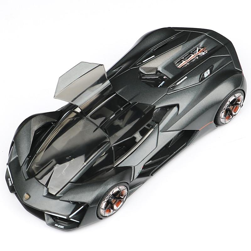 1 :24 Terzo Millennio Alloy Sports Car Diecast Metal High Simulation Toy Concept Car Vehicles Model Collection Childrens Toy Gift