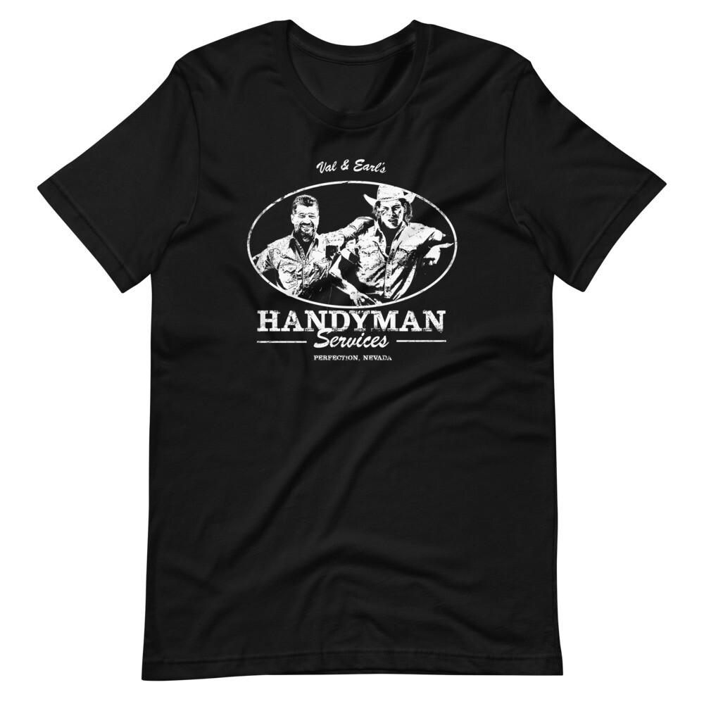 TREMORS Movie Val Handyman Services Black Tee Short-Sleeve Unisex T-Shirt Unisex T-Shirt XXL