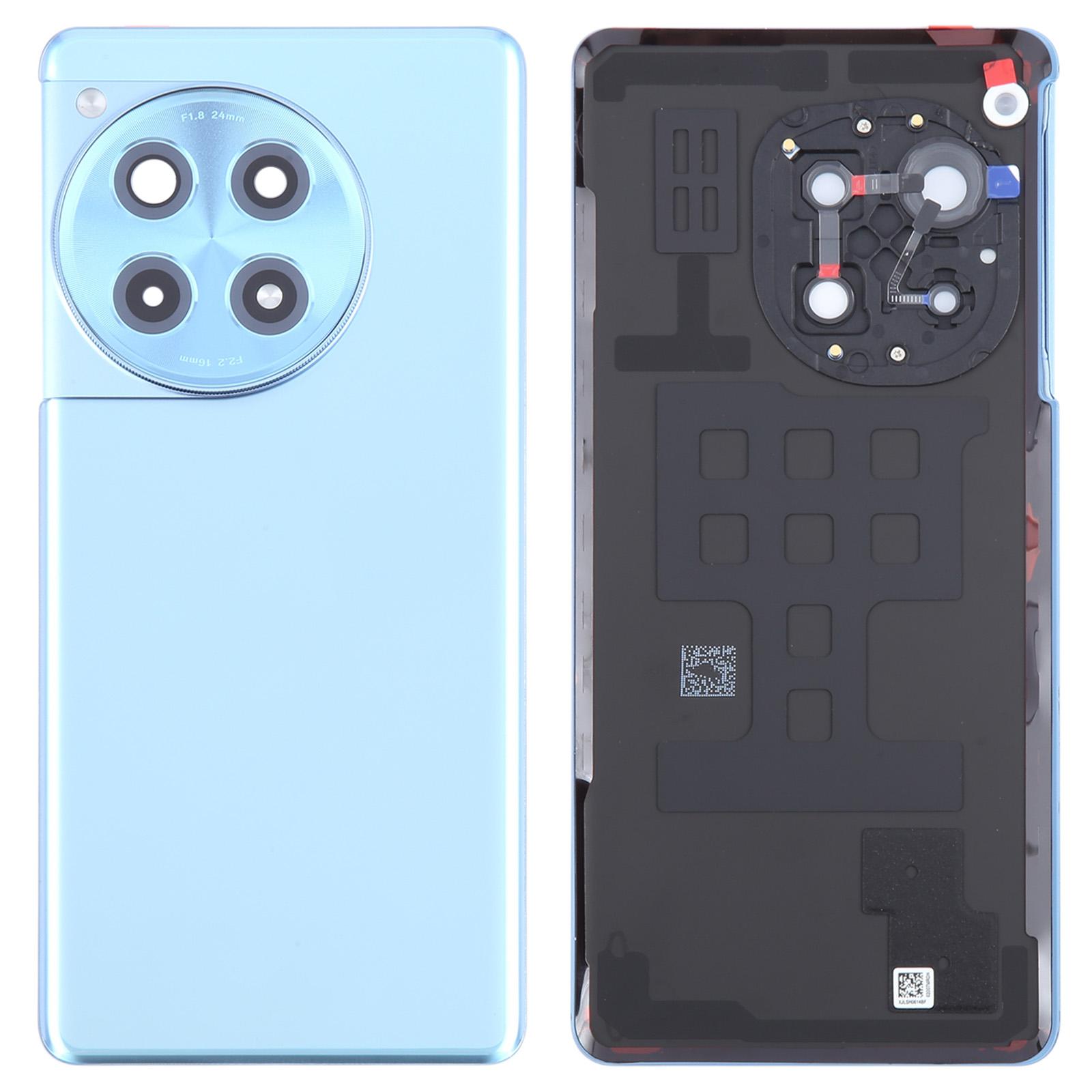 

For OnePlus 12R 5G OEM Battery Housing with Adhesive Sticker+Camera Lens Cover Blue