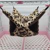 Ratten Hängematte Hängendes Doppelbett Tierkäfige Haus für Ratten Multifunktionell Vlies Süßes Geschenk Haustierzubehör
