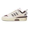 adidas Tênis Originals Forum Mod Cano Baixo Tênis Unissex Branco Marrom IE7114