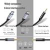 Type C To 3.5mm Audio Cable for Headphones, Computers, Cars, Microphones, Phones, and Live Broadcasts