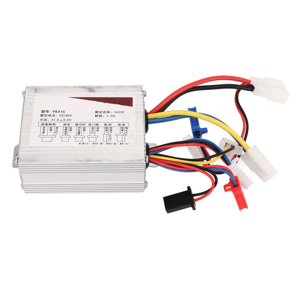 Controller Throttle Handle Set Kit Brushed Motor Speed Control 3 Function Switch 1 Click Repair 36V 500W