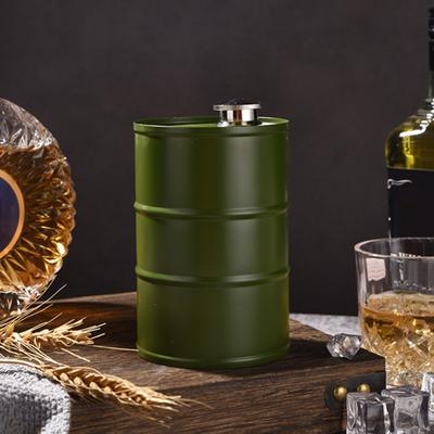 750 ml Ölfass, rostfrei, auslaufsicher, geruchsneutral, tragbare Weinaufbewahrung, lebensmittelecht, Camping, Whisky-Flasche, Weinkrug, Campingbedarf