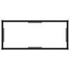 Console Table Transparent 80 X 35 X 75 Cm Tempered Glass