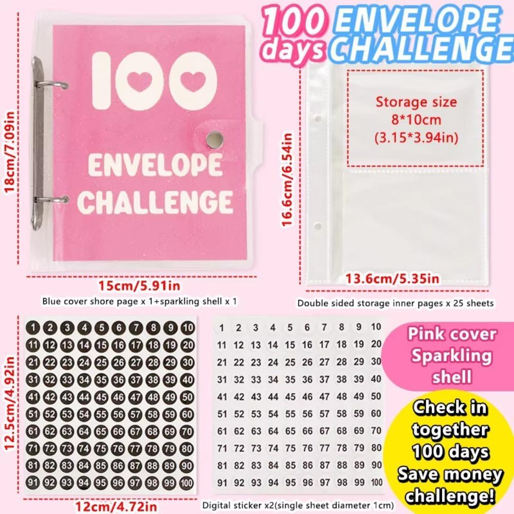 

Водонепроницаемый Экономия Вызов Папка-регистратор Складной лист Мини Бюджетный Блокнот Для Взрослых Style 1