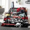 1pc Satan Ghost Themed Printed Soft and Comfortable Home Blanket, Small Throw Blanket, Nap Blanket, Suitable as a Gift l018