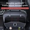 Car Multifunctional Storage Box Leather Storage Bag For Car Seat Back Storage Bag With Tissue Holder Car Interior Accessories