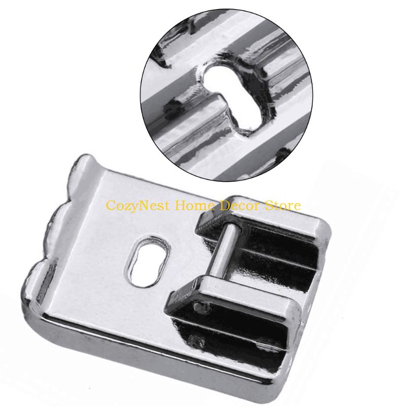 92MF Piping Presser Foot Double Welting Foot Sewing Machines Presser Foot for Low Shank Snapped-on Singers Sewing Machine