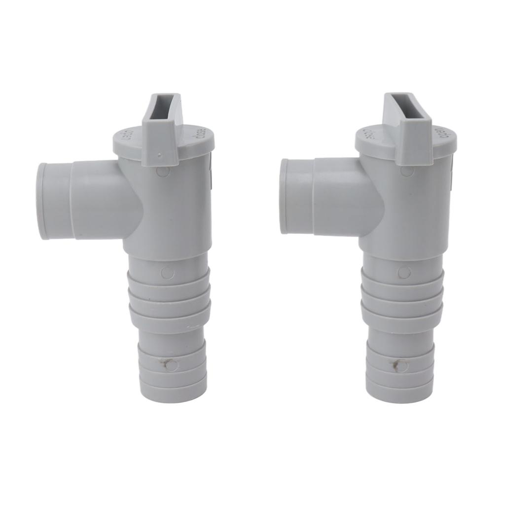 Pool-Absperrventil PVC Einfache Installation Pool-Plungerventile Ersatz für 32-mm-Schlauch angeschlossen