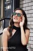 [FEISEDY] Men's Vintage Square Large 70s Flat Aviator Sunglasses, Popular with Men and Women, UV Cut Lenses, Stylish Metal Design B2752