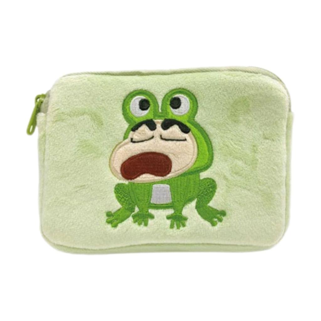 SK Japan Crayon Narikiri Animal Mini Tissue Pouch Frog Shin-chan