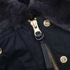 Woolrich WWCPS2644D Navy COCOON PARKA Down Coat Coat XS blackUsed
