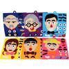 1/4Pcs Diy Emotion Change Puzzle Toys Creative Facial Expression Kids Learning Educational Toys For Children Funny Set Fun Gift