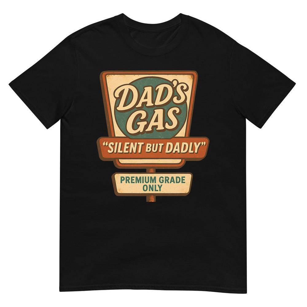 Silent But Dadly Funny Father s Day Fart Dad Farting Vintage T-Shirt M