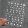 8pcs/set 3D Metallic Gold & Silver Star Nail Stickers, 8pcs Y2K Pentagram Holographic Sliding Elegant Charm Nail Art Decorative DIY Nail Accessories